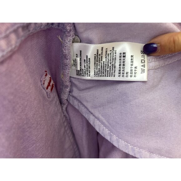 BDG Urban Outfitters Pants Women's Size 25 High Rise Extreme Baggy Lavender - Picture 7 of 13